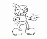 Cuphead Coloring Pages Top Printable Gif sketch template