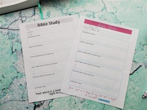 bible study printables   part   bible leap  faith