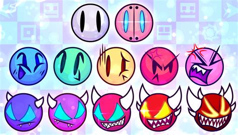 geometry dash difficulty faces rgeometrydash