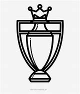 Trophy Champions Colouring Ucl Clipground Melbourne Pinpng sketch template