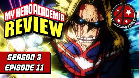 united states of smash my hero academia season 3 episode 11 review anime fmk youtube