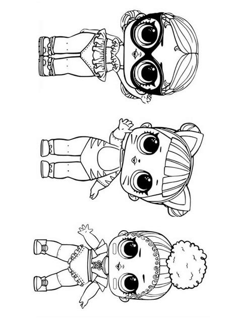 coloring pages  girls lol dolls png colorist