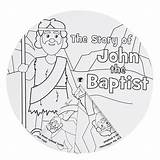 Baptist John Crafts Coloring Bible Kids Color Story Pages Activities Jesus Children Church Wheels Own Activity Bab Orientaltrading Baptiste Jean sketch template