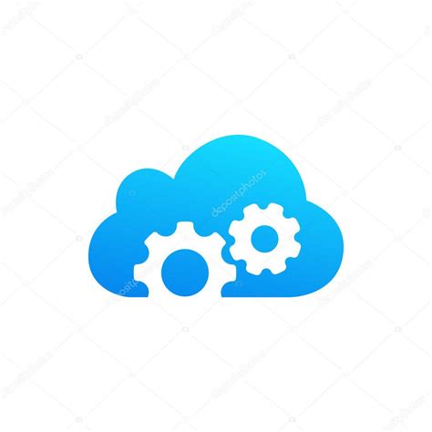 cloud computing  logo vectoriel de stockage modele de conception