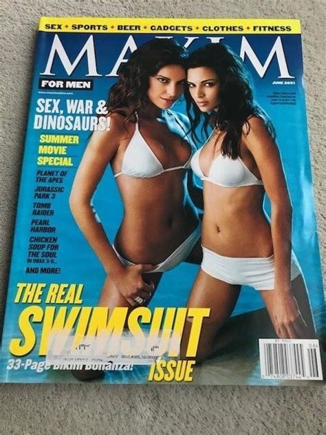 maxim magazine june 2001 real swimsuit issue 42 vg cond ebay