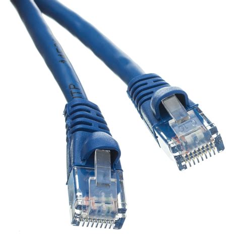 ft cat blue ethernet patch cable snaglessmolded boot