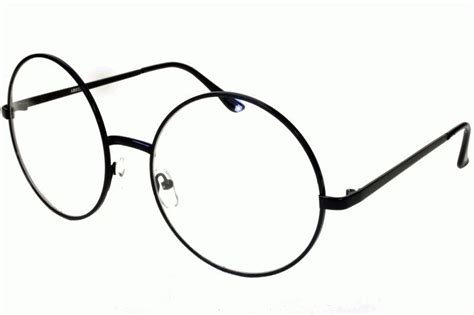 Only 7 99 Oversized Fake Round Granny Glasses Clear Black Granny