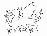Dragon Welsh Pattern Outline Printable Patterns Drawing Template Stencils Patternuniverse Stencil Templates Coloring Use Flag Crafts Print Pages Pdf Easy sketch template