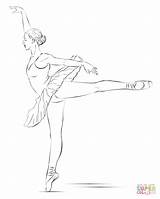 Ballerina Colorare Ballerine Disegni Supercoloring Baletnica Kolorowanka Druku Bailarina Tutorials Nauka Beginners Immagini Dziewczyny Baletu Malowankę Wydrukuj sketch template