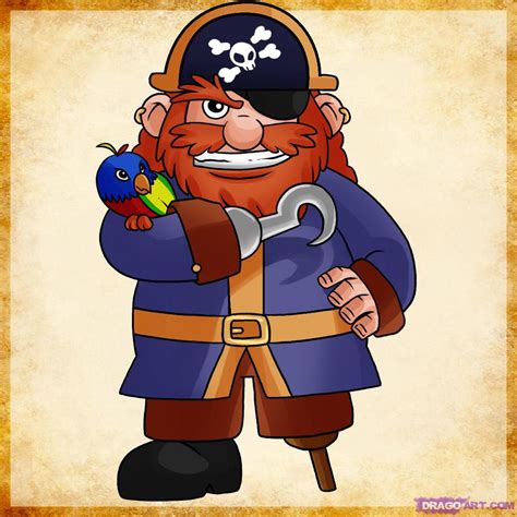 cartoon pirate drawing  paintingvalleycom explore collection  cartoon pirate drawing