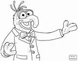 Coloring Gonzo Muppet Muppets Pages Drawing Beaker Show Animal Printable Getdrawings Supercoloring Silhouettes Bunsen sketch template