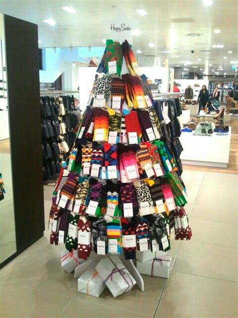 happy socks tree bijenkorf happy socks sock display decor display