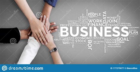 business commerce finance and marketing concept stock