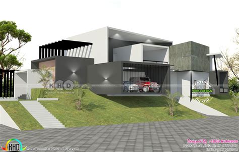 luxury ultra modern  sq ft house kerala home design  floor plans  dream houses