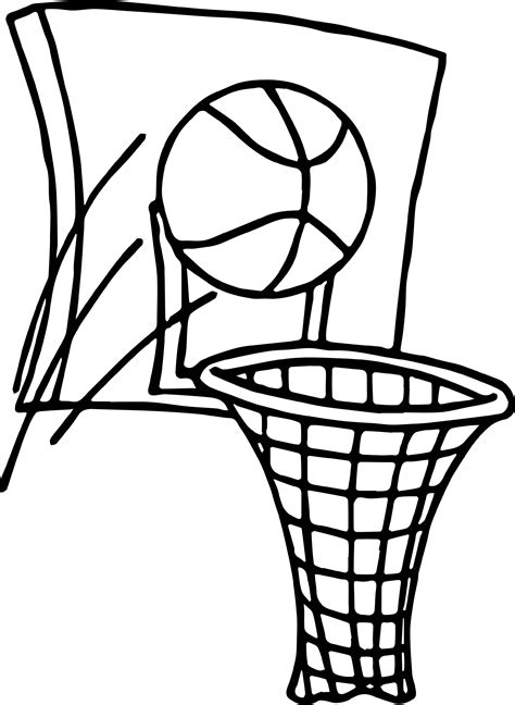 basketball coloring pages  educative printable