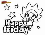 Coloring Friday Happy Pages Wednesday Days Week Thursday Coloringcrew Dibujo Related Popular sketch template