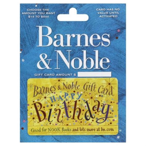 barnes noble birthday gift card  ralphs