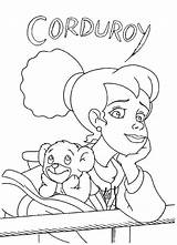 Corduroy Coloring Bear Pages Drawing Daydreaming Printable Lisa Popular Getcolorings Getdrawings Color sketch template