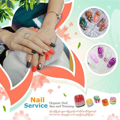 organic nail spa  training  fitster health beauty myanmar