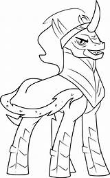 Pony Sombra Poney Chrysalis sketch template