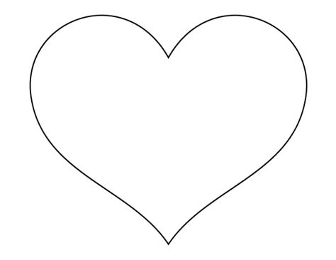 printable large heart template