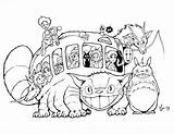 Totoro Coloring Pages Neighbor Choose Board Letscolorit sketch template