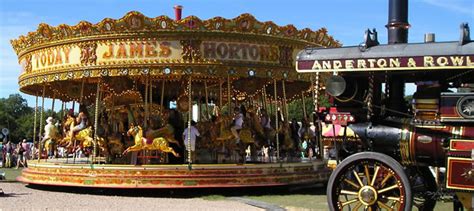 victorian carousel  hire  time fun fair attractions  horton