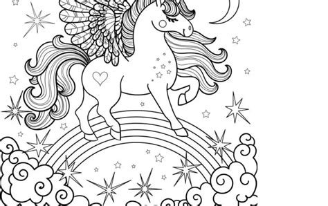 collection  unicorn coloring pages