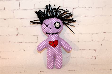 voodoo doll with pins pinhead doll horror voodoo doll cotton etsy