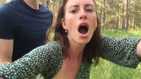 selfie forest sex with stranger just lift my dress and fuck me