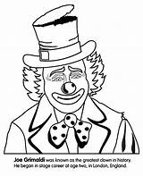 Clown Coloring Pages Crayola Clowns Color Print Drawings Drawing Kids Popular Printable sketch template