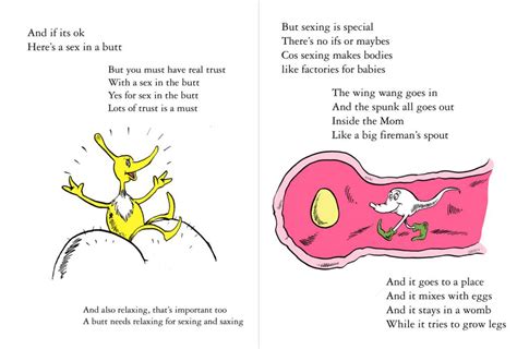 simon greiner s dr seuss style sex ed book ‘now that your big youbentmywookie