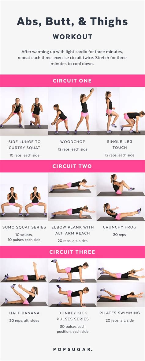 the workout workout for abs butt and thighs popsugar
