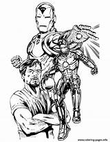Iron Man Coloring Stark Pages Tony Printable Ww1 Drawing Color Cool Drawings Sketch Book Getdrawings Popular sketch template