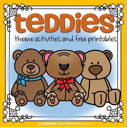 teddy bears theme activities  printables kidsparkz
