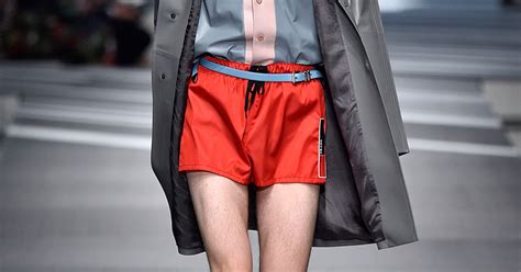 Straight From The Runway 6 Men’s Short Shorts The New York Times