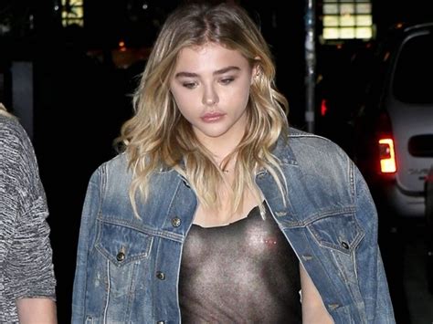 chloe grace moretz drunk public see through boobs tits pierced nipples paparazzi celebrity