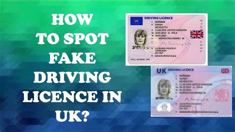 How To To Spot Fake Uk Driving Licence Check If Your Driving Licence