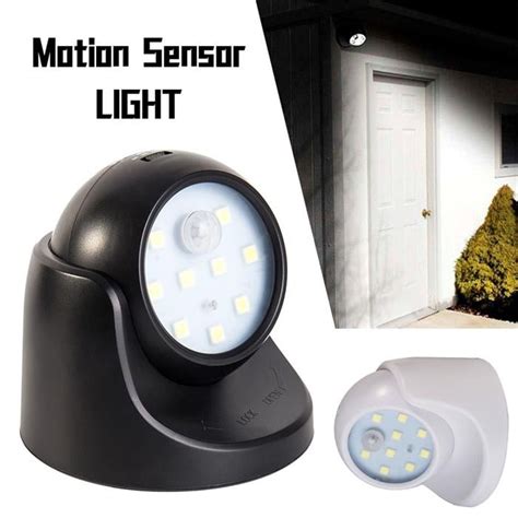 willstar motion sensor security led light pir rotatable lamp