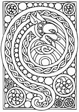 Celtic Coloring Pages Adult Kids Colouring Dragon Printable Moon Bestcoloringpagesforkids Sheets Designs Color Knots Adults Patterns Pattern Choose Board sketch template
