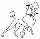 Coloring Pages Poodle Georgette French Disney Dog Poodles Getcolorings Printable Wecoloringpage Oliver Company sketch template