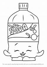 Soda Coloring Bottle Pages Drawing Getcolorings Getdrawings Shopkins Printable sketch template