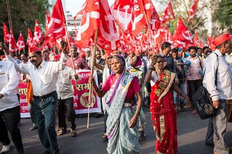 why tens of thousands of maharashtra s farmers are marching their way