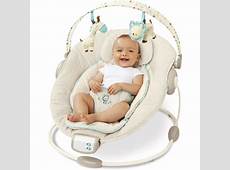 Bright Starts Comfort & Harmony Cradling Baby Bouncer, Biscotti Baby