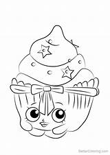 Shopkins Cake Coloring Pages Patty Kids Cartoon Printable Drawing Getdrawings sketch template