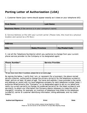 loa template form fill   sign printable  template airslate
