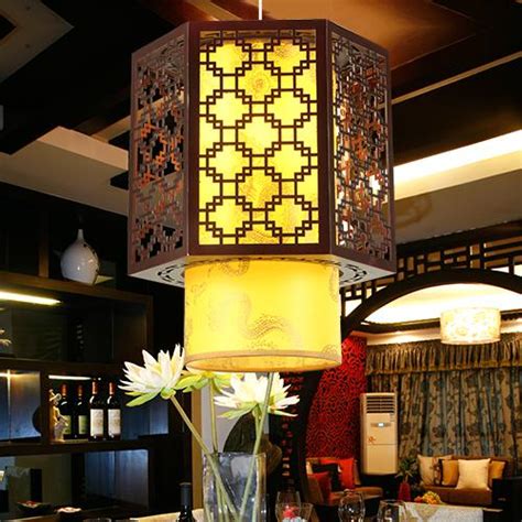 2017 chinese style lamps bedroom pendant light wooden