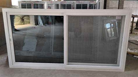 grey tinted glass upvc double sliding panes window china sliding window  upvc window