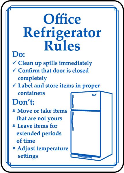clean   refrigerator day safety sign news
