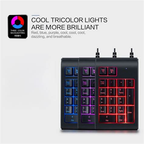 color backlight ergonomics digital keyboard  bank cash register